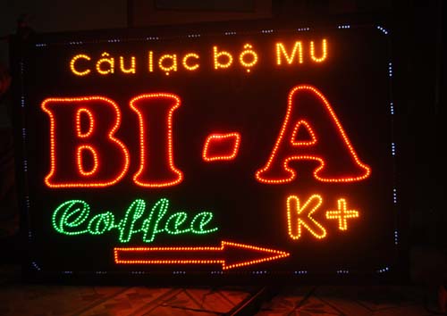 Thi công bảng hiệu Neon Sign giá rẻ tại Phan Thiết